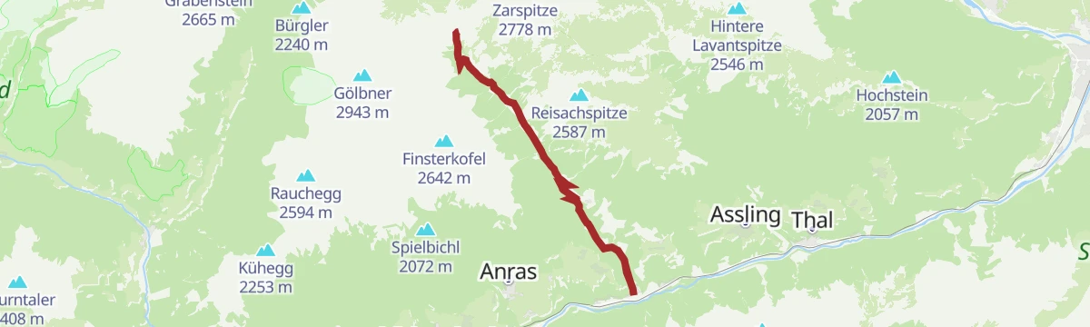 Route map: Kristeinertal Nr. 123